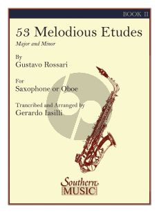 53 Melodious Etudes Vol.2 Saxophone or Oboe