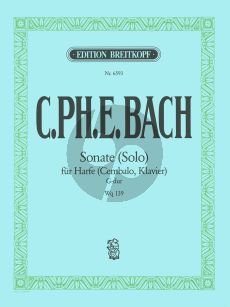 Bach Sonate G-dur WQ 139 Harfe (Hans J. Zingel)