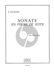 Casterede Sonate en forme de Suite Flute et Piano