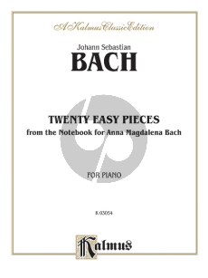 Bach 20 Easy Pieces (from the Notebook for Anna Magdalena Bach)