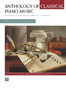 Album Anthology of Classical Piano Music (Bk) (Edited by Maurice Hinson) (Intermediate to Early Advanced Works by 27 Composers)