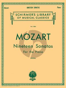 Mozart 19 Sonatas for Piano solo (Richard Epstein)