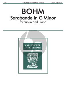 Sarabande G-Minor