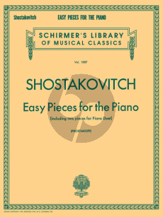 Shostakovich Easy Pieces for Piano (including 2 Pieces for Piano duett)
