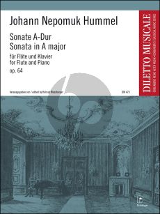 Hummel Sonate A-dur Op. 64 Flöte und Klavier (Helmut Riessberger)