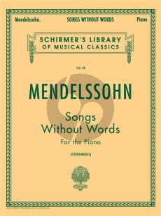 Mendelssohn Songs without Words Piano solo (Constantin Von Sternberg)