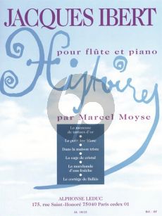 Ibert Histoires Flute and Piano (complete) (Marcel Moyse)