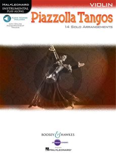 Piazzolla Tangos Violin Book with Audio access online (Instrumental Play-Along Series)