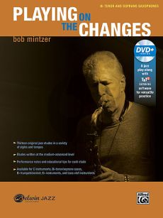 Mintzer Playing on the Changes Bb Instruments (Tenor/Soprano Sax.) (Bk-DVD)