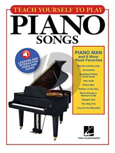 Teach Yourself to Play Piano Songs “Piano Man” & 9 Rock Favorites