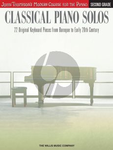 Thompson Classical Piano Solos Second Grade