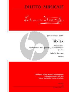 Strauss Tik-Tak Polka schnell nach Motiven der Operette "Die Fledermaus" Op.365)