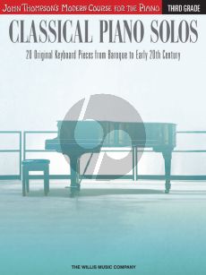 Thompson Classical Piano Solos Third Grade
