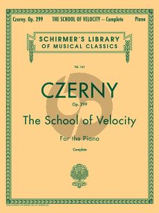 Czerny The School Of Velocity Op.299 Piano