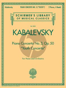 Kabalevsky Concerto No.3 Op.50 (Youth) Piano-Orch. (red.2 piano's)