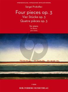 Prokofieff 4 Pieces Op.3 Piano