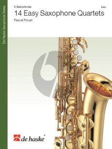 Proust 14 Easy Saxophone Quartets (Score/Parts)