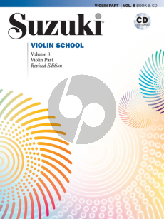 Suzuki Violin School Vol.8 BK-CD (Violin Part with CD) (Performance on CD by William Preucil, Jr.)