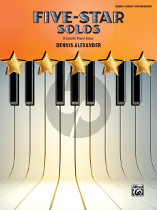 Alexander Five-Star Solos Book 4 (9 Colorful Piano Solos)