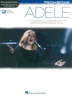 Adele Instrumental Play-Along Trombone (Book with Audio online)