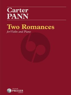 Pann 2 Romances Violin-Piano