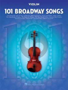 101 Broadway Songs for Violin