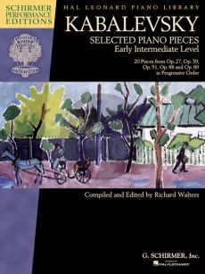 Kabalevsky Selected Piano Pieces (20 pieces from Op.27, Op.39, Op.51, Op.88, and Op.89 in progressive order)