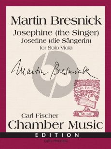 Bresnick Josephine (the Singer) Viola solo (edited by Anne Lanzilotti)