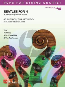 Beatles for 4 2 Violins-Viola-Violoncello (Score/Parts) (transcr. by Anthony Gröger)