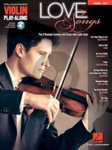 Love Songs (Violin Play-Along Series Vol.67 (Book with Audio online)