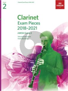 Clarinet Exam Pieces 2018–2021 ABRSM Grade 2 Clarinet-Piano