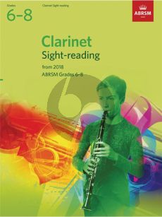 Clarinet Sight-Reading Tests, ABRSM Grades 6–8 from 2018