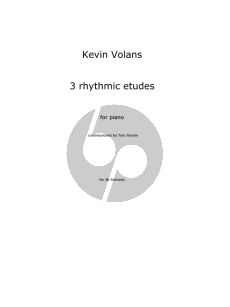 Volans 3 Rhytmic Etudes for Piano