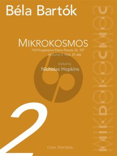 Bartok Mikrokosmos Vol.2 (No.37-66) Piano (edited by Nicolas Hopkins)