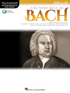 The Very Best of Bach Instrumental Play-Along Cello Book with Audio online)