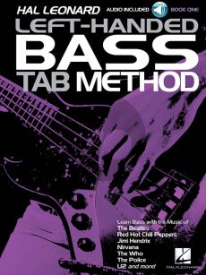 Wills Left-Handed Bass Tab Method Book 1 (Book with Audio online)