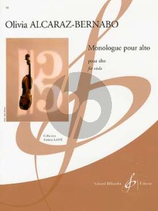 Alcaraz-Bernabo Monologue Viola solo (advanced ) (grade 8)