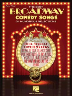 The Best Broadway Comedy Songs Piano-Vocal-Guitar