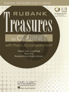 Rubank Treasures for Clarinet (Book with Audio online) (stream or download) (edited by Himmie Voxman)