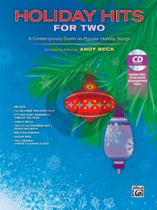 Holiday Hits for Two (8 Contemporary Duets on Popular Holiday Songs) (Bk-Cd) (compiled and edited by Andy Beck)