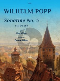 Popp Sonatine Op.388 No.3 for Flute and Piano (edited by Susan Milan) (Grades 6–8)