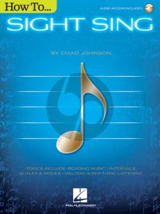 Johnson How to Sight Sing (Book with Audio online)