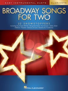 Broadway Songs for Two Clarinets