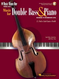 Music for double bass and piano (Book with Audio online) (Music Minus One) (David Walter)