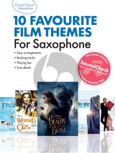 Guest Spot Interactive: 10 Favourite Film Themes for Saxophone (Book with Audio online)