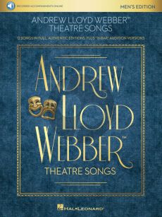Lloyd Webber Theatre Songs – Men's Edition (12 Songs in Full, Authentic Editions, Plus “16-Bar” Audition Versions) (Book with Audio online)