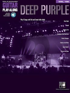 Deep Purple - 8 Songs Guitar Play-Along Volume 190 (Book with Audio online)