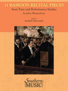 Weissenborn 11 Bassoon Recital Pieces Bassoon with Piano (from Tone and Performance Studies) (edited by Robert Williams)