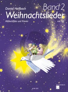 Hellbach Weihnachtslieder Band 2 Altblockflote - Klavier mit CD