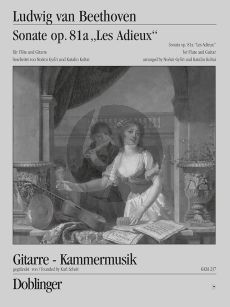 Beethoven Sonate "Les Adieux" op. 81a für Flöte und Gitarre (arr. Noémi Györi und Katalin Koltai)